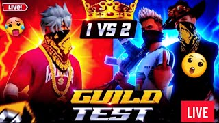 🛑LIVE GUILD TEST 1VS2  FF LIVE  GUILD TEST LIVE  FREE FIRE LIVE 🥵😺 nonstopgaming freefirelive [upl. by Adnohsad801]