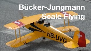 Bücker Jungmann  Scale Flying [upl. by Monroy207]