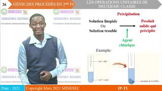 IPTI GENIE DES PROCEDES 2nde F6 LECON 3 LES OPERATIONS UNITAIRES DE DEUXIEME CLASSE [upl. by Harvard]