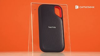 Обзор внешнего диска SSD Sandisk Extreme Portable V2 SDSSDE611T00G25  Ситилинк [upl. by Casandra]