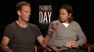 Mark Wahlberg and Peter Berg  PATRIOTS DAY [upl. by Luaped]