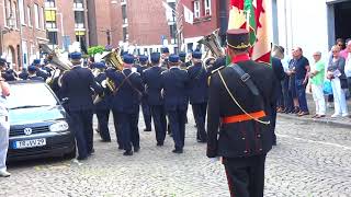 Heiligdomsvaart Maastricht 2018 Koninklijke Harmonie Sint Cecilia Mheer [upl. by Bernarr718]