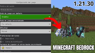 Como jugar en CREATIVO sin perder los logros en Minecraft bedrock 12130 [upl. by Bogusz]