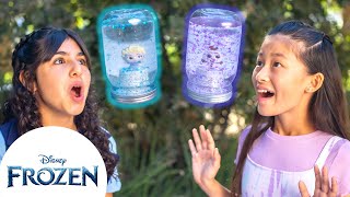 How to Make DIY Frozen Snow Globes  Activities for Kids  Discover Your Nature  Frozen [upl. by Bruis]