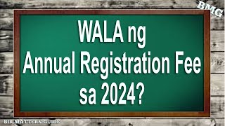 GOOD NEWS Wala ng Annual Registration Fee ang mga Business [upl. by Asek]