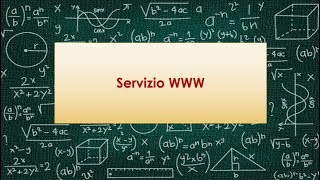 Servizi Web WWW [upl. by Clynes]