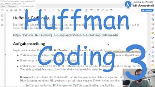 HuffmanCodierung Teil 3 Dekodieren einer Nachricht und Besprechung des Übungsbeispiels [upl. by Byran]