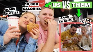 20000 CALORIE CHALLENGE  COUPLE VS COUPLE [upl. by Jaban]