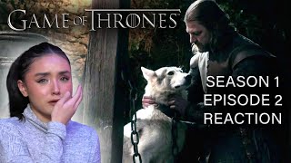 Tears Already Game of Thrones Reaction  Season 1 Episode 2 First Time Watching [upl. by Sivatnod699]