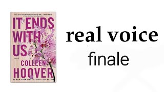 it ends with us audio book  finale real voice [upl. by Shayla663]