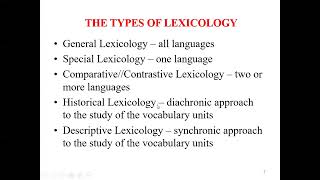 Lexicology as a branch of linguistic science [upl. by Atteuqehs]