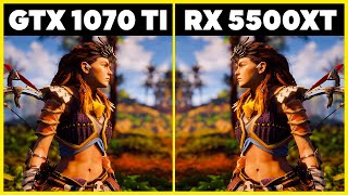 GTX 1070 TI VS RX 5500 XT Gaming Benchmarks l 2K l 4K [upl. by Donahue]