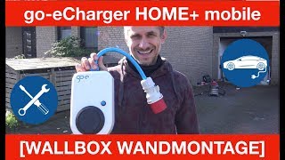 goeCharger HOME mobile  WALLBOX WANDMONTAGE [upl. by Anhsirk]