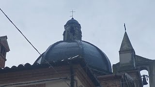 Roseto  Fulmine colpisce la chiesa di Montepagano danneggiata la lanterna della cupola [upl. by Snoddy753]