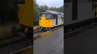 26 007 roars out of Rawtenstall locomotive railway class26 trainspotting thrash britishrail [upl. by Harat]