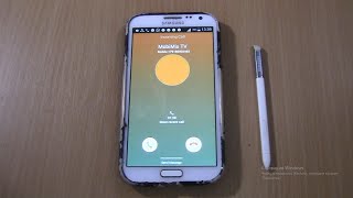 Samsung Galaxy M40 on Samsung Galaxy Note 2 stylus fake Over the Horizon incoming call [upl. by Ahrendt]