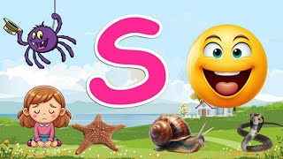 quotLearn the Letter S  Simple Words and sounds for Kidsquot [upl. by Horgan]