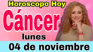 horoscopo de hoy Cáncer  Horóscopo Diario  Cáncer  04 de noviembre de 2024 [upl. by Kliman690]