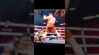 Edgar berlanga gets knocked out by canelo 👊🏾 ko edgarberlanga fightsport canelo boxing [upl. by Ibba91]