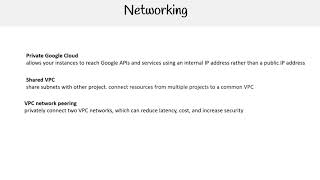 GCP — Networking VPC Features [upl. by Yuk]