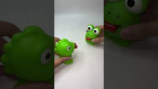 Bad frog satisfying squishy funny viral trend asmr babycrying squishy frog [upl. by Fried900]