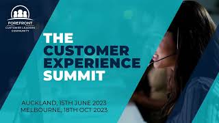 The Customer Experience Summit NSW 23 Forefront Events [upl. by Alaster912]