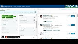 Guía PRAXIS  Crear un Listado de Prospectos con Sales Navigator [upl. by Blader]