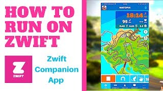 How to Run on Zwift  Zwift Companion App in Depth [upl. by Rosanne]