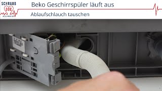 Beko Geschirrspüler  Ablaufschlauch tasuchen [upl. by Grimaldi]