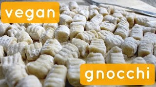 Vegan Potato Gnocchi  Cheap amp Easy [upl. by Yrtnej]