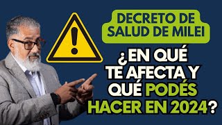 Cambios en PRESTACIONES FUNCIONAMIENTO y TOPES de PREPAGAS y OBRAS SOCIALES en ARGENTINA [upl. by Mercy]