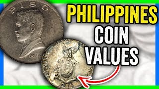 PHILIPPINES PESO COINS WORTH MONEY  INTERNATIONAL WORLD COINS [upl. by Akeit]