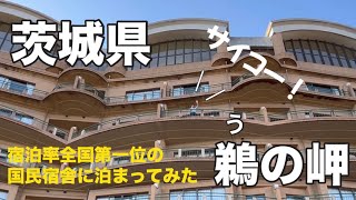 【茨城旅】 海が見える絶景の人気宿『国民宿舎 鵜の岬』に泊まってみた [upl. by Ynohta903]