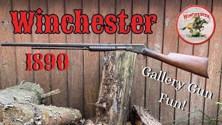 A Winchester 1890 in 22 short The great American gallery gun [upl. by Adamek]