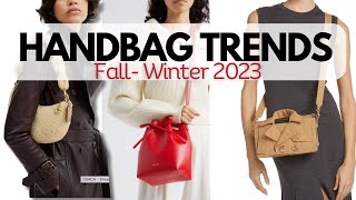 Handbag Trends Fall Winter 2023 [upl. by Ahsoik226]