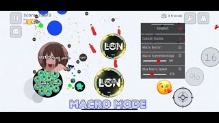 AGARIO MOD MENU🔥  MACRO amp ZOOM TUTORIAL [upl. by Lontson]