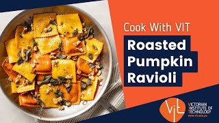 How to Cook Roasted Pumpkin Ravioli  Cook With VIT [upl. by Ordnael]