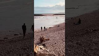 Late afternoon at Sidmouth Beach Devon shorts devon beachvibes beachlife beach [upl. by Iolanthe]