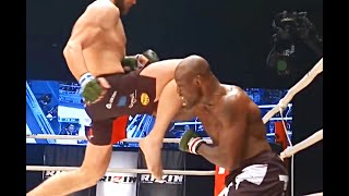 Flying Knee Knockout technique Prochazka vs King Mo [upl. by Wittenburg]