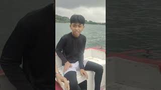 keseruan di pantai carita 🥰 shorts shortvideo petualang pantai beach boat bocahpetualang [upl. by Airamat]