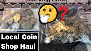 Local Coin Shop LCS Junk Silver Hunt  Barbers SLQs and Mercury Dimes [upl. by Ayitahs138]