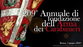 209° Annuale di Fondazione dell’Arma dei Carabinieri [upl. by Marcel112]