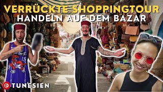 Verrückte Shoppingtour in Tunesien 🤯 🇹🇳 [upl. by Arimat]