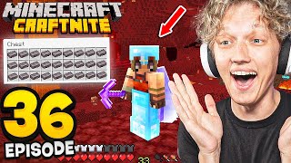 Craftnite 2 Episode 36  NETHERITE MINING HACK new secret [upl. by Leoj]