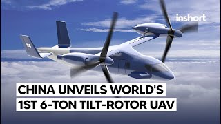 China unveils worlds first 6ton TiltRotor uav the Zhang Ying R6000  InShort [upl. by Bez950]