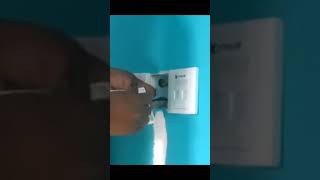 How to Install an Aerial Socket  How to Install a Wall Plate and Socket shorts viral short [upl. by Ztirf]