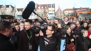 Boonen Talks Bikes at Tour of Flanders [upl. by Ahseen]