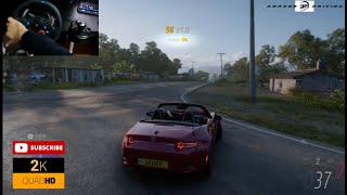 Mazda MX 5 Cabrio  Driving Home  Forza Horizon 5 LOGİTECH G29 Gameplay [upl. by Dalila]