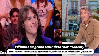 l’éliminé au grand cœur de la Star Academy évoque sa transformation et ses icônes [upl. by Nonnaehr]