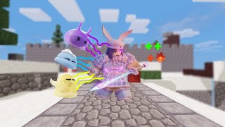 How I Used BUNNY FREIYA To SPAWN KILL In 30v30 Roblox BedWars [upl. by Crescantia]